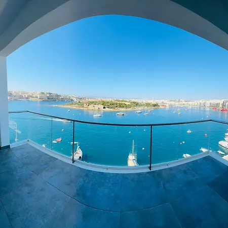 Seaview 9th Floor Sliema With Valletta Views Apartment *