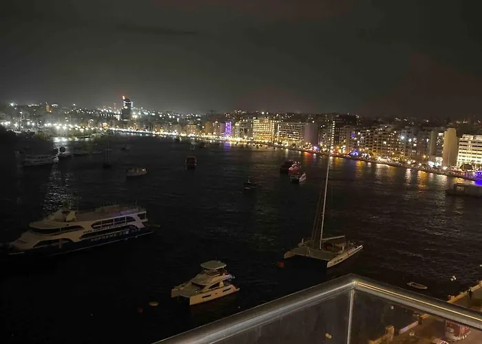 Seaview 9th Floor Sliema With Valletta Views